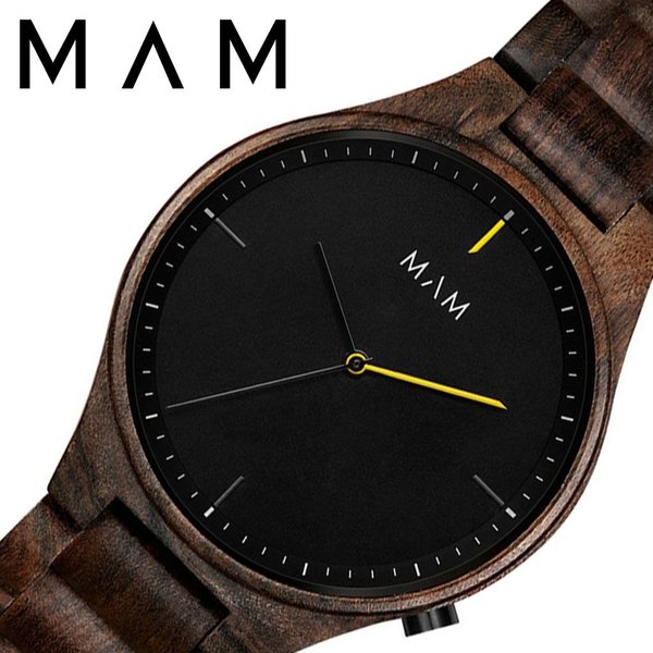 マム 腕時計 MAM 時計 ボルカーノ VOLCANO ユニセックス メンズ ブラック MAM611
