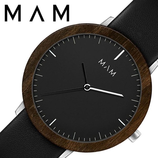 マム 腕時計 MAM 時計 フェラ FERRA ユニセックス メンズ ブラック MAM621