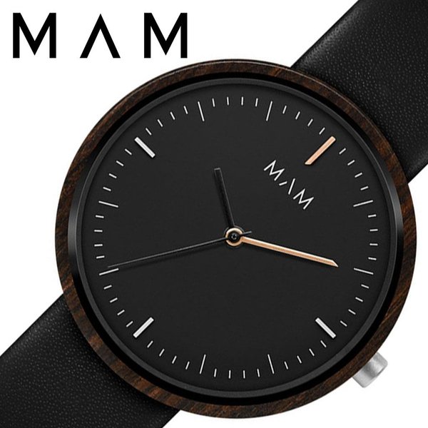 マム 腕時計 MAM 時計 プラノ PLANO ユニセックス メンズ ブラック MAM642