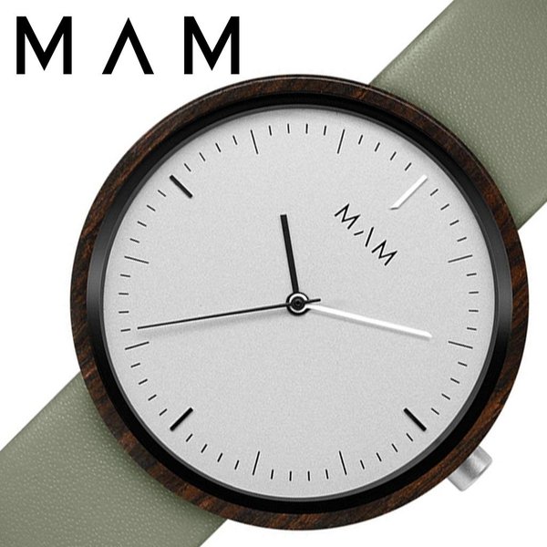 マム 腕時計 MAM 時計 プラノ PLANO ユニセックス メンズ ホワイト MAM643