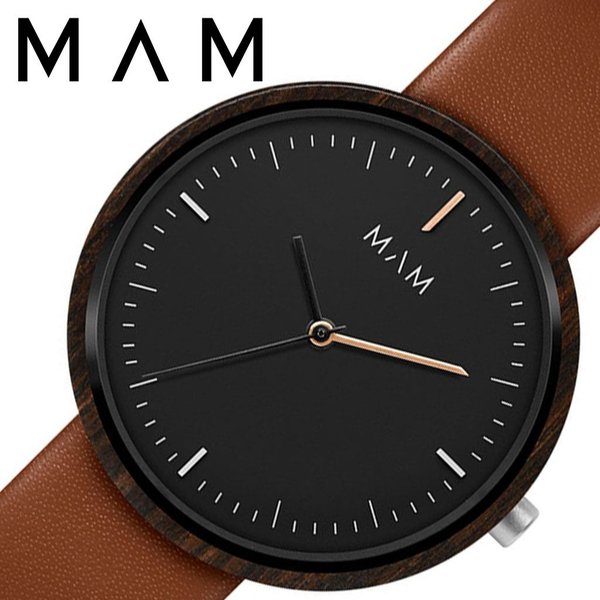マム 腕時計 MAM 時計 プラノ PLANO ユニセックス メンズ ブラック MAM646