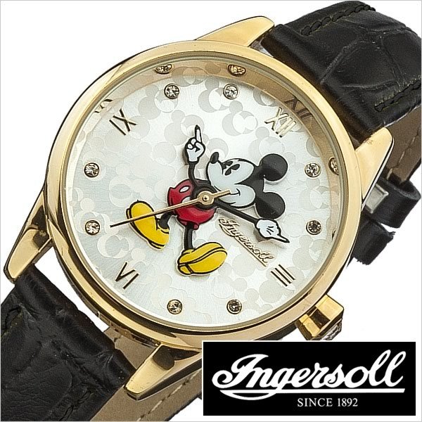 󥬥 ӻ INGERSOLL  ǥˡ ߥå MICKEY-DIN005GDBK  ǥ ˥å ˽