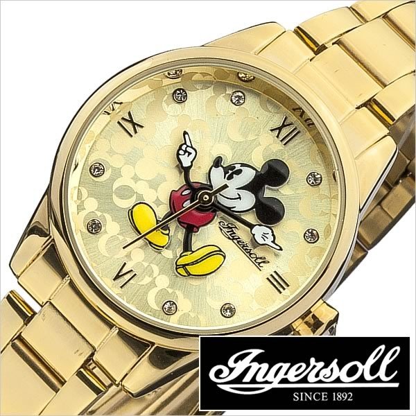 󥬥 ӻ INGERSOLL  ǥˡ ߥå MICKEY-DIN005GDGD  ǥ ˥å ˽