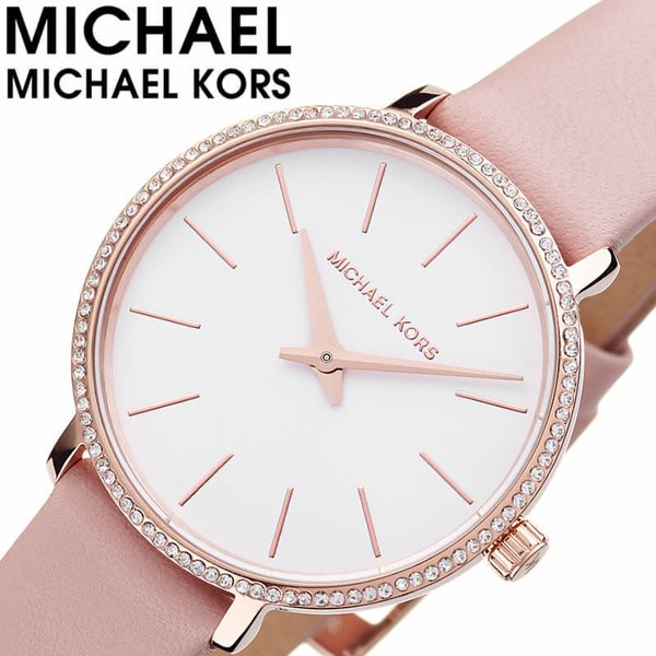 マイケルコース 腕時計 MichaelKors 時計 マイケル コース Michael Kors パイパー Pyper レディース かわいい MK2803 ローズゴールド ピンク ゴールド 小さめ｜hstyle