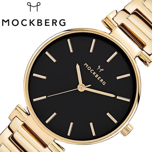 モックバーグ 腕時計 MOCKBERG 時計 オリジナル 38 Original 38 レディース ブラック  MO640 | MOCKBERG