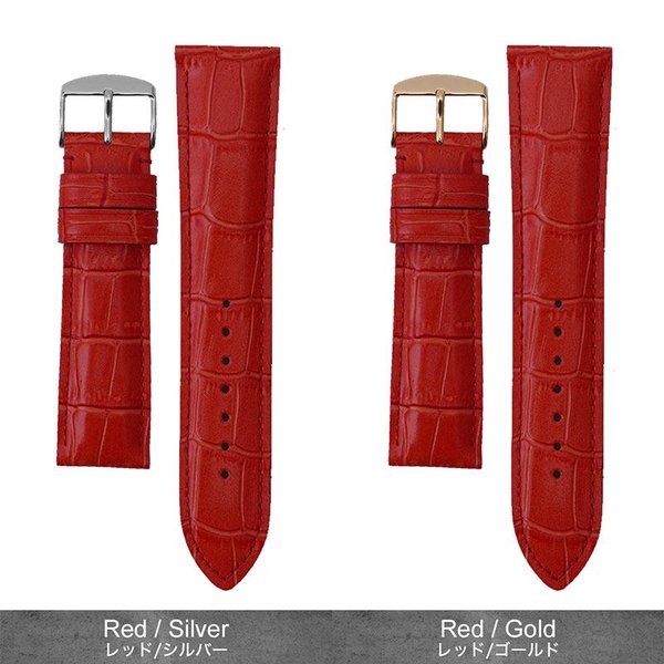 BAMBI（バンビ） アップルウォッチ バンド クロコ型押し カーフレザー