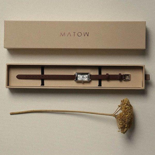 【値段交渉可:送料込】 マトウ 腕時計 MATOW 時計 四季秋 ShikiAKI レディース ホワイト MW002001BRWSS 【Q1974955721】 (12925円)