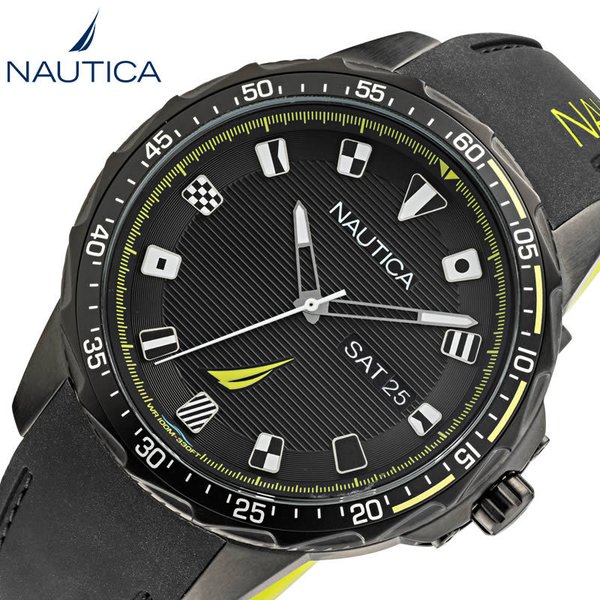 NAUTICA 腕時計 ノーティカ 時計 コバレイク COBA LAKE メンズ 腕時計 ブラック NAPCLF005