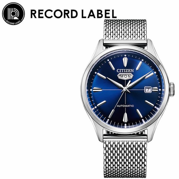 シチズン 腕時計 CITIZEN 時計 レコードレーベル C7 メカニカル RECORD LABEL 男性 向け メンズ 機械式 自動巻き 手巻き機能付き NH8391-86L 人気 おすすめ｜hstyle