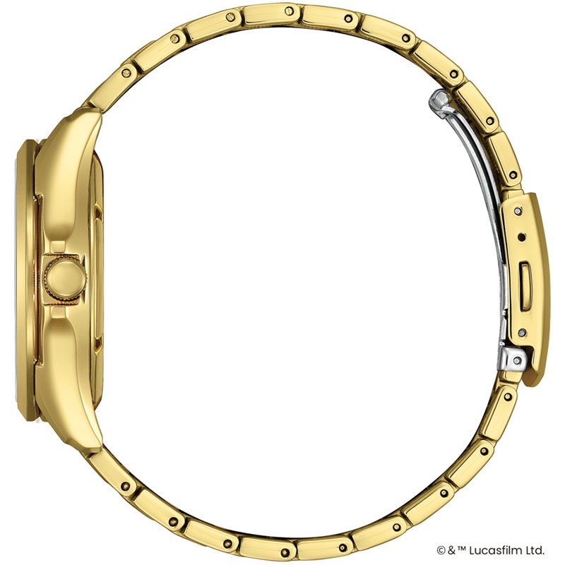 シチズンコレクション メカニカル 「STAR WARS」限定モデル「C-3PO」シチズン CITIZEN NP1013-53P 腕時計 時計 限定 ステンレス メンズ 男性 ゴールド 自動巻きの画像