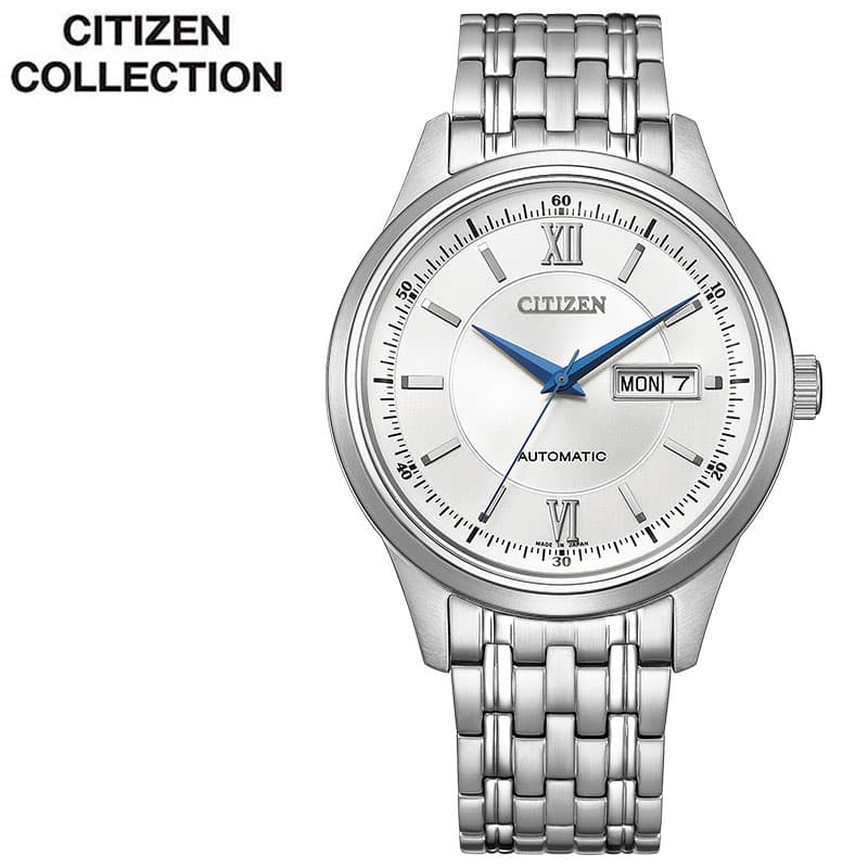 シチズン 腕時計 CITIZEN 時計 シチズンコレクション COLLECTION 男性 メンズ 機械式 自動巻き メカニカル クラシックデイアンドデイ NY4050-62A｜hstyle