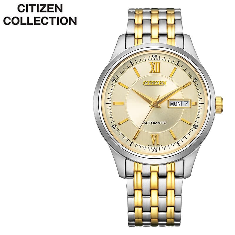 シチズン 腕時計 CITIZEN 時計 シチズンコレクション COLLECTION 男性 メンズ 機械式 自動巻き バースデー 記念日 お祝い 卒業 入学 進学 NY4057-63P｜hstyle