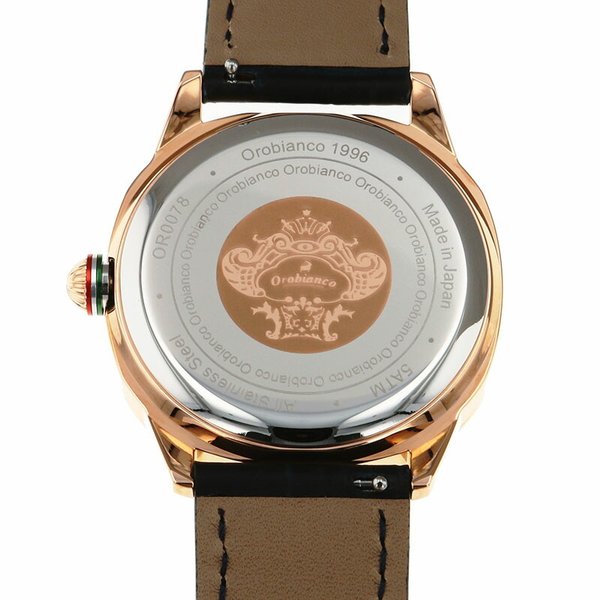 オロビアンコ 時計 Orobianco 腕時計 オッタンゴラ OTTANGOLA メンズ ネイビー OR0078-5 ブランド おすすめ ネイビー 革ベルト ネイビー 大人 かっこいい｜hstyle｜04