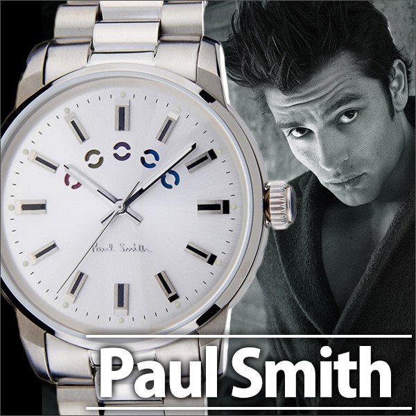 ポール スミス 腕時計 Paul Smith 時計 ブロック P10025 メンズ｜hstyle