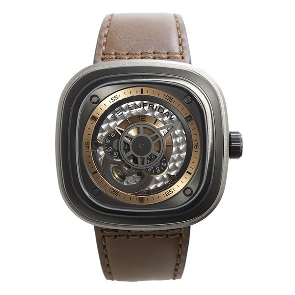 セブンフライデー 腕時計 SEVENFRIDAY 時計 ピー シリーズ インダストリアル レボリューション P2-01-REVOLUTION メンズ