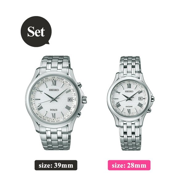 DOLCE ＆ EXCELINE ペアウォッチ セイコー ドルチェ アンド エク