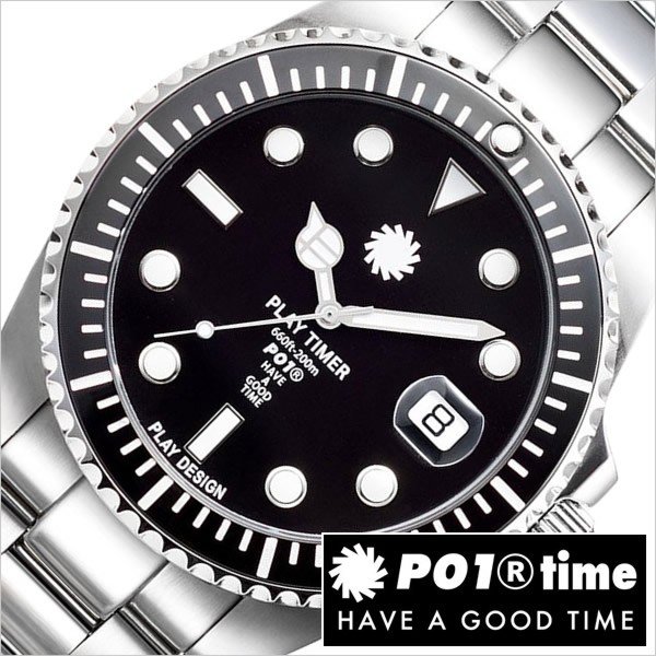 プレイタイム 腕時計 P01 TIME 時計 プレイタイマー PL-0003-0 メンズ