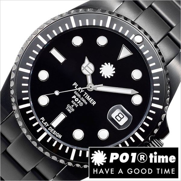 プレイタイム 腕時計 P01 TIME 時計 プレイタイマー PL-0003-1 メンズ