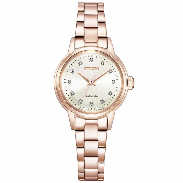 シチズン コレクション 腕時計 CITIZEN COLLECTION 時計 女性 向け レディース PR1037-58A サクラピンク 機械式 自動巻き 人気 ブランド ダイヤモンド 日本製｜hstyle｜02