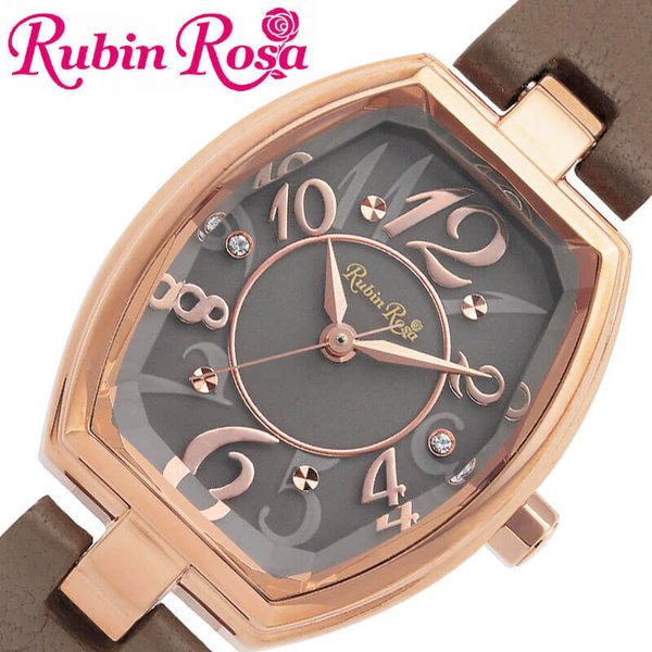 RubinRosa 腕時計 ルビンローザ 時計 レディース 腕時計 グレー R018SOLPGY