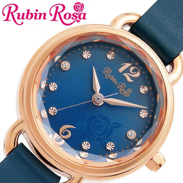 RubinRosa 腕時計 ルビンローザ 時計 レディース 腕時計 ブルー R019SOLPNV