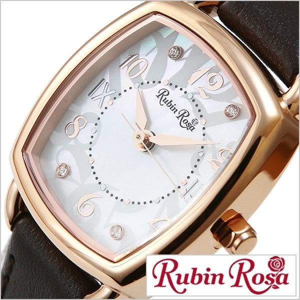 ルビン ローザ 腕時計 Rubin Rosa 時計 R020PWHBR レディース