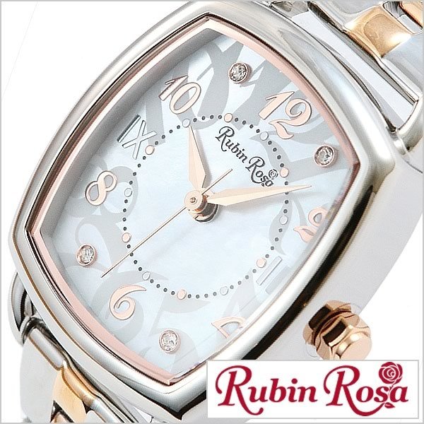 ルビン ローザ 腕時計 Rubin Rosa 時計 R020SOLTWH レディース｜hstyle