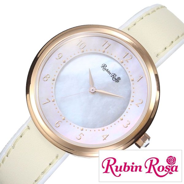 ルビンローザ腕時計 RubinRosa時計 Rubin Rosa 腕時計 ルビン ローザ 時計 R060 ホワイト R060PWHWH