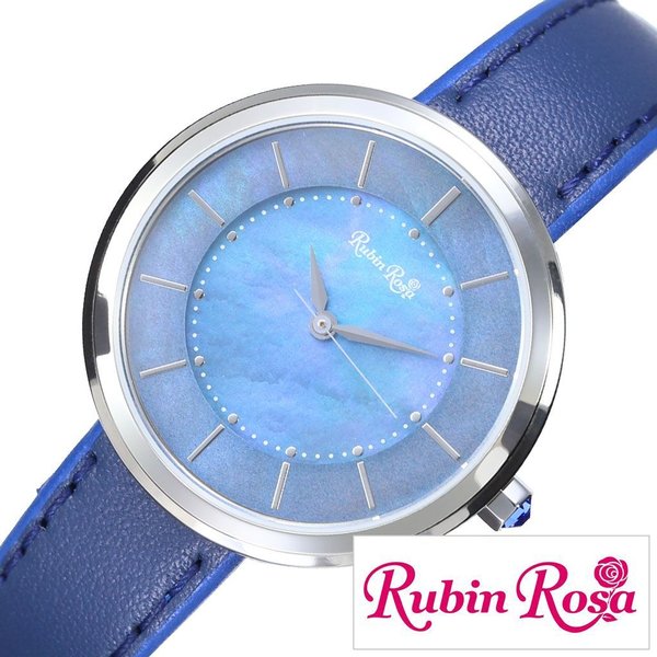 ルビンローザ腕時計 RubinRosa時計 Rubin Rosa 腕時計 ルビン ローザ 時計 R060 ブルー R060SBLBL