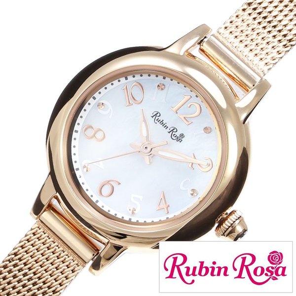 ルビンローザ腕時計 RubinRosa時計 Rubin Rosa 腕時計 ルビン ローザ 時計 R202 ホワイト R202PWH