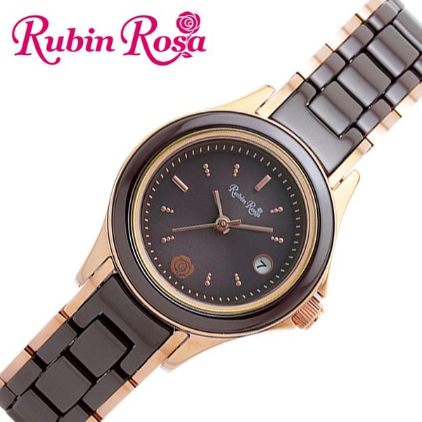 ルビン ローザ 腕時計 Rubin Rosa 時計 R310PBR レディース