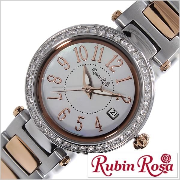 ルビン ローザ 腕時計 Rubin Rosa 時計 R503TWHMOP レディース