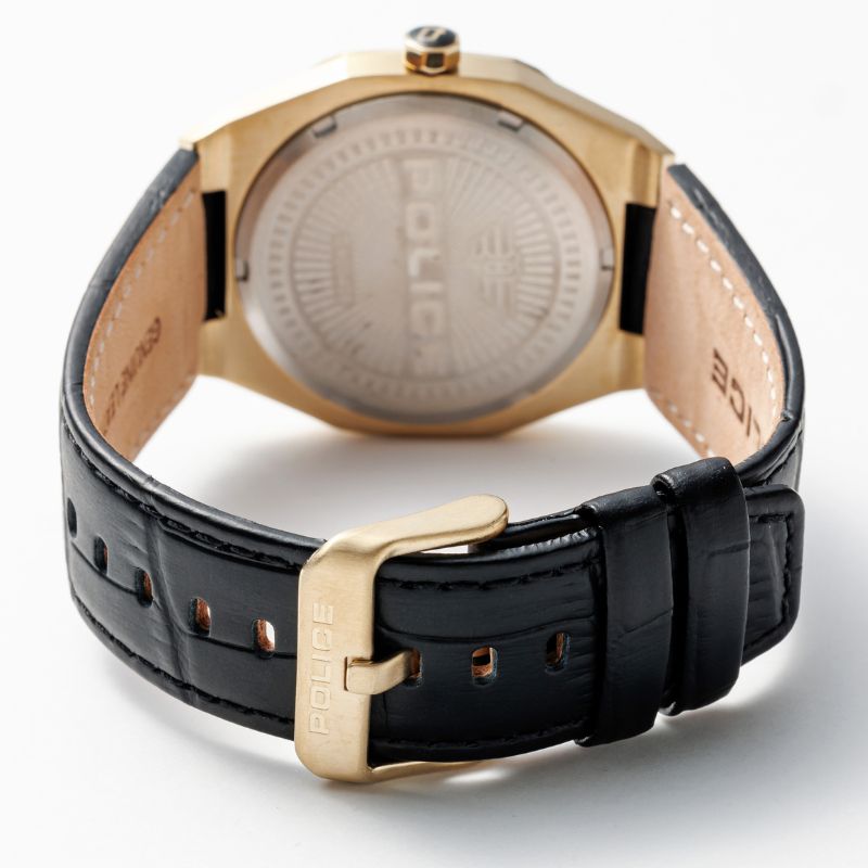 POLICE（ポリス） 腕時計 時計 レインガ REINGA ブラック 男性 向け