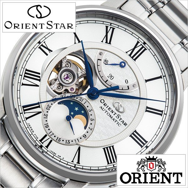 オリエント 腕時計 ORIENT 時計 オリエントスター メカニカル ムーンフェイズ RK-AM0005S メンズ