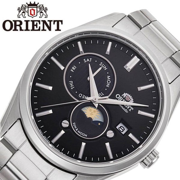 オリエント 腕時計 ORIENT 時計 コンテンポラリー メカニカルサンアンドムーン CONTEMPORARY MECHANICAL SUN&MOON 男性 メンズ 機械式 RN-AK0302B