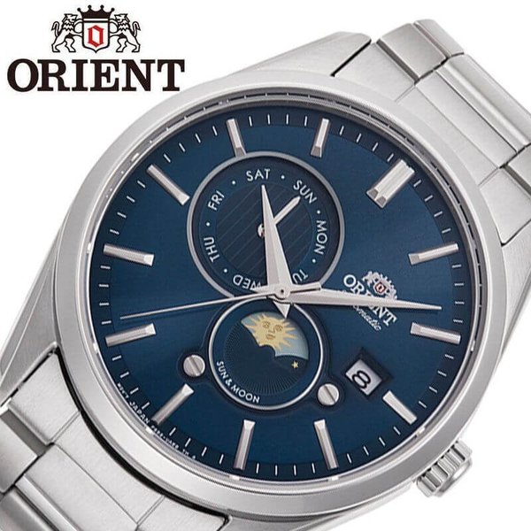 オリエント 腕時計 ORIENT 時計 コンテンポラリー メカニカルサンアンドムーン CONTEMPORARY MECHANICAL SUN&MOON 男性 メンズ 機械式 RN-AK0303L