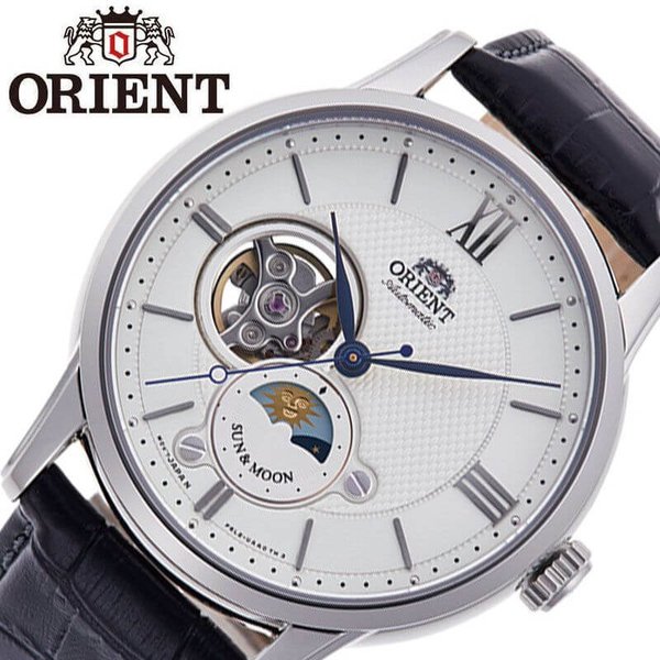 オリエント 腕時計 ORIENT 時計 クラシック メカニカルサンアンドムーン CLASSIC MECHANICAL SUN&MOON 男性 メンズ 機械式 自動巻き RN-AS0003S