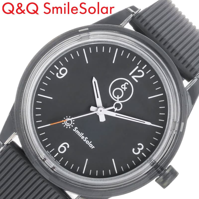 シチズン 腕時計 Q&Q 時計 CITIZEN ソーラー 防水 軽い スマイルソーラー Smile Solar 旅する時計 グレイ 贈り物 小さい レディース RP10-003｜hstyle