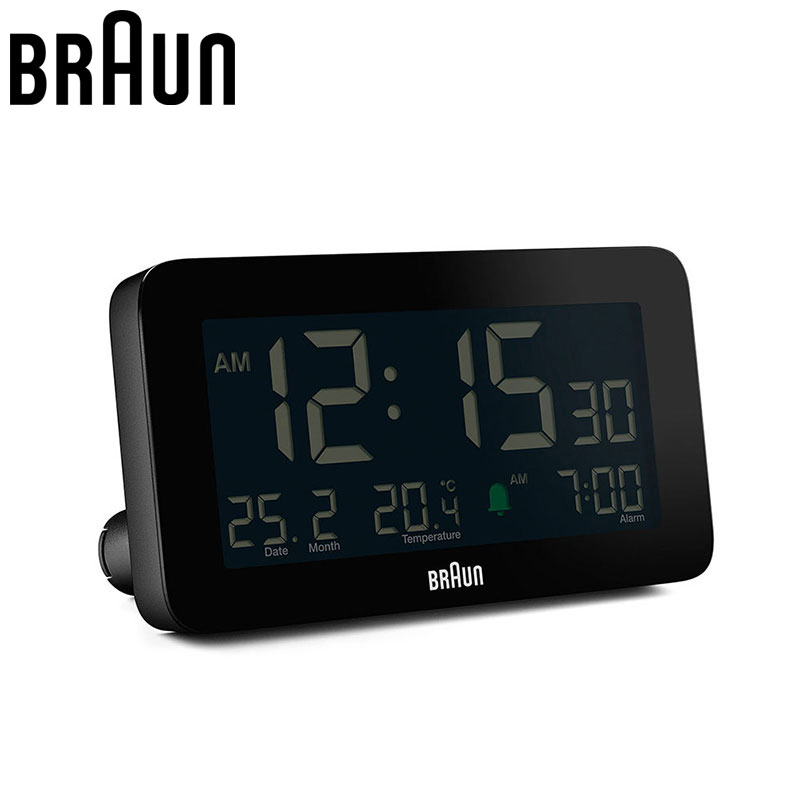 ブラウン 置時計 BRAUN ブラウン置時計 目覚まし時計 ブラウン置時計 BC10B | 