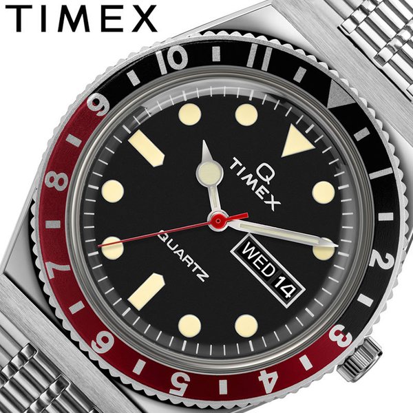 タイメックス 腕時計 TIMEX 時計 タメックスキュー TIMEX Q メンズ ブラック TW2U61300