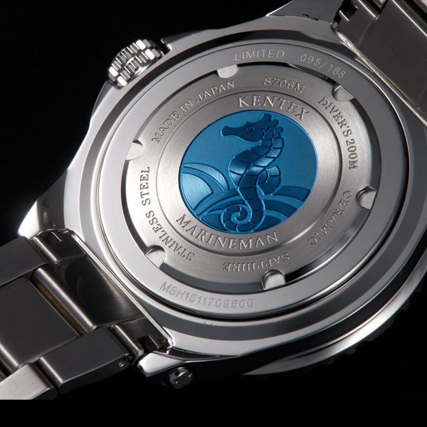 ケンテックス 腕時計 KENTEX 時計 マリンマン シーホース 2 S706M-21 メンズ｜hstyle｜05
