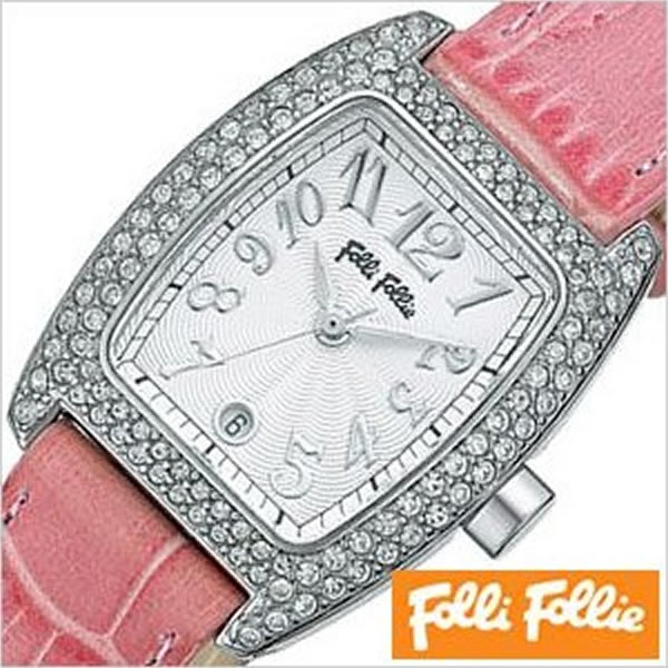 フォリフォリ 腕時計 FolliFollie 時計 レディース S922ZI-SLV-PNK セール
