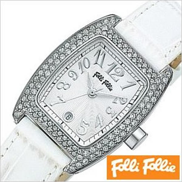フォリフォリ 腕時計 FolliFollie レディース S922ZI-SLV-WHT セール