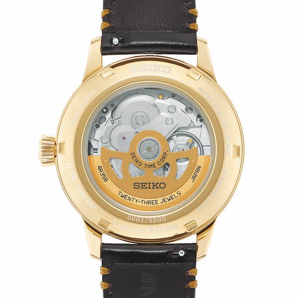 SEIKO PRESAGE 自動巻き 腕時計 ゴールド　SARY208 Hojo 金色【プレザージュ SARY208】夜叉 | 欲しいっなかいしうブログ