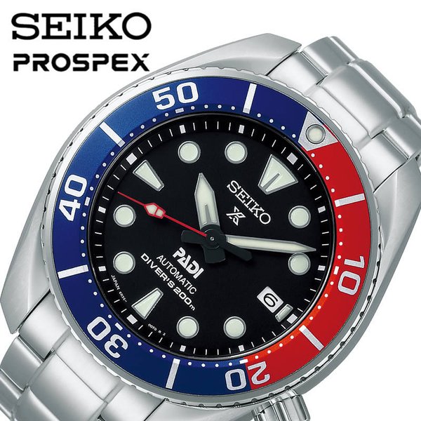 SEIKO ӻ   ץڥå PROSPEX DIVER SCUBA PADI ǥ SUMO  ֥å SBDC121