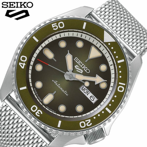 SEIKO5 Sports 腕時計 セイコー5スポーツ 時計 スーツ スタイル Suits Style メンズ 腕時計 オリーブ SBSA019