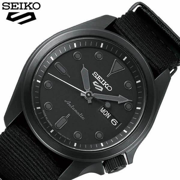 SEIKO5 Sports 腕時計 セイコー5スポーツ 時計 ソリッドボーイストリート スタイル Solid Boy Street Style メンズ  腕時計 ブラック SBSA059