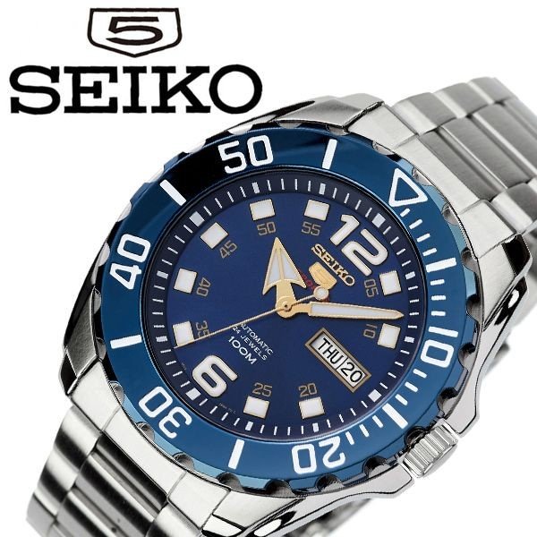 セイコー 腕時計 SEIKO 時計 セイコーファイブ スポーツ SEIKO5 SPORTS メンズ ブルー SRPB37K1