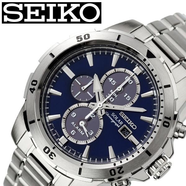 セイコー 腕時計 SEIKO 時計 メンズ ブルー SSC555P1