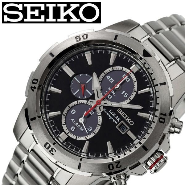 セイコー 腕時計 SEIKO 時計 メンズ ブラック SSC557P1